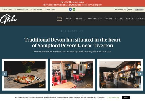 The Globe Inn | Traditional Devon Inn | Bed & Breakfast | Sampford Peverell, Devon
