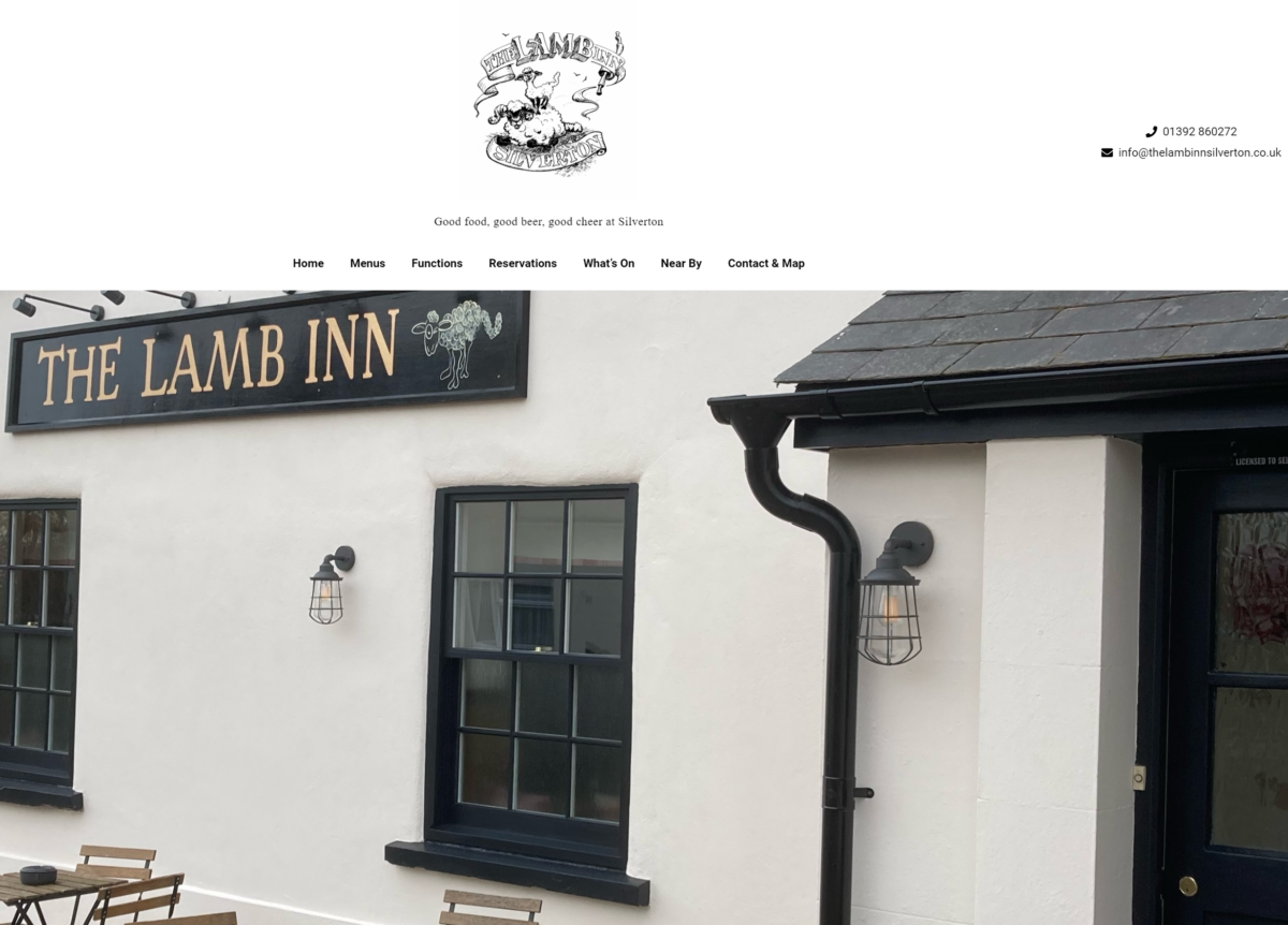 The Lamb Inn Silverton – Good food pub Silverton