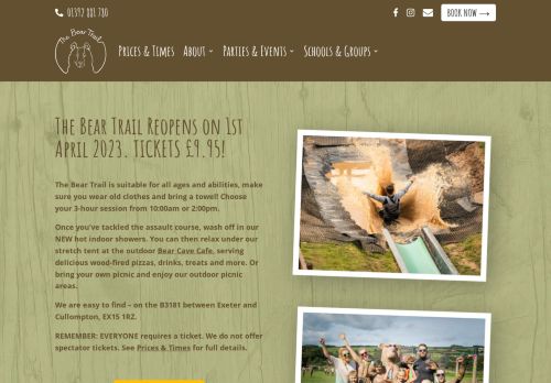 The Bear Trail | Devon's award-winning family assault course